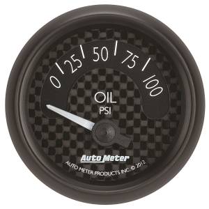 AutoMeter 2-1/16in. OIL PRESSURE,  0-100 PSI - 8027