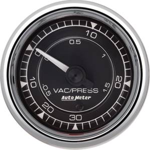 AutoMeter 2-1/16in. BOOST/VACUUM,  30 IN HG/30 PSI - 9703