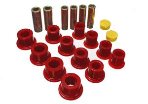 Energy Suspension Leaf Spring Bushing Set,  Red - 4.2148R