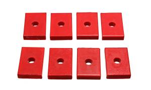 Energy Suspension Universal Leaf Spring Pad,  Red - 9.9536R
