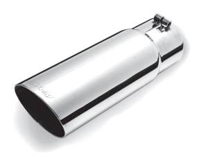 Gibson Performance Exhaust Stainless Single Wall Angle Exhaust Tip - 500370