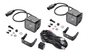 Hella - Hella BLACK MAGIC 2.7INCH LED CUBE KIT FLOOD BEAM - 358176801 - Image 1