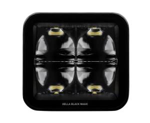 Hella - Hella BLACK MAGIC 3.2INCH LED CUBE KIT FLOOD BEAM - 358176821 - Image 5