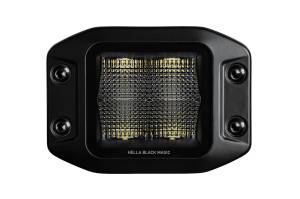 Hella - Hella BLACK MAGIC 3.2INCH LED CUBE KIT FLOOD-FLUSH MOUNT - 358176831 - Image 4