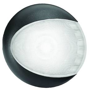 Hella - Hella EUROLED 130 WHITE BLACK BEZEL MV MARINE - 959820511 - Image 1