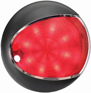 Hella - Hella EUROLED 130 TOUCH WHT/RED BLACK BEZEL MV - 959950111 - Image 1