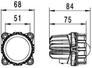 Hella - Hella HEADLAMP DE-A EB MD12 M60P 1TL - 998670021 - Image 2