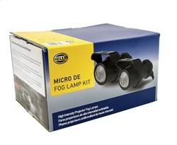 Hella - Hella Micro DE Halogen Fog Lamp Kit With Black Housing H3 12V 55W - H13090611 - Image 6