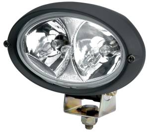 Hella - Hella Oval 100 Halogen Double Beam Work Lamp (LR) - H15161031 - Image 1