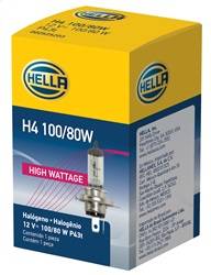 Hella - Hella H4 100/80W High Wattage Series Halogen Light Bulb - H4 100/80W - Image 2