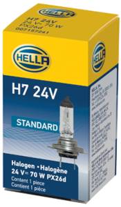 Hella - Hella H7 24V Standard Series Halogen Light Bulb - H7 24V - Image 2