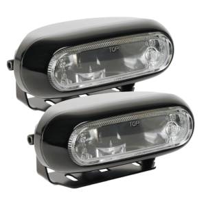 Hella - Hella Optilux® Model 1200 Black Rectangular Fog Lamp Kit - H71010281 - Image 4