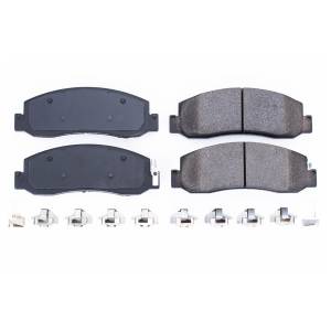 Power Stop - Power Stop Z17 EVOLUTION CERAMIC BRAKE PADS W/HARDWARE - 17-1333 - Image 2