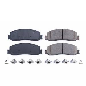 Power Stop - Power Stop Z17 EVOLUTION CERAMIC BRAKE PADS W/HARDWARE - 17-1631 - Image 2