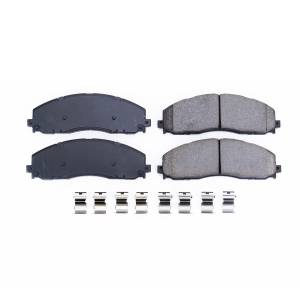 Power Stop - Power Stop Z17 EVOLUTION CERAMIC BRAKE PADS W/HARDWARE - 17-1680 - Image 2