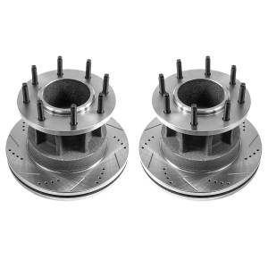 Power Stop - Power Stop EVOLUTION DRILLED/SLOTTED ROTORS (PAIR) - AR82128XPR - Image 2