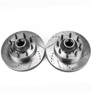 Power Stop - Power Stop EVOLUTION DRILLED/SLOTTED ROTORS (PAIR) - AR82129XPR - Image 2