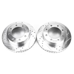 Power Stop - Power Stop EVOLUTION DRILLED/SLOTTED ZINC PLATED ROTORS (PAIR) - AR85107XPR - Image 2