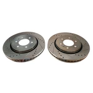 Power Stop - Power Stop EVOLUTION DRILLED/SLOTTED ZINC PLATED ROTORS (PAIR) - AR85108XPR - Image 2