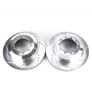 Power Stop - Power Stop EVOLUTION DRILLED/SLOTTED ZINC PLATED ROTORS (PAIR) - AR85114XPR - Image 2