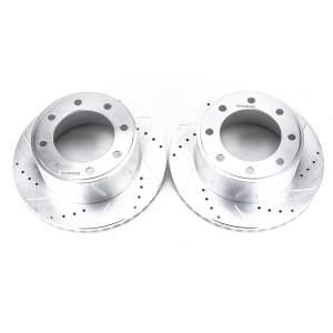 Power Stop - Power Stop EVOLUTION DRILLED/SLOTTED ZINC PLATED ROTORS (PAIR) - AR85116XPR - Image 2