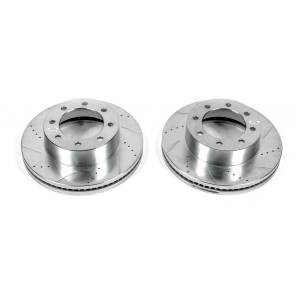 Power Stop - Power Stop EVOLUTION DRILLED/SLOTTED ZINC PLATED ROTORS (PAIR) - AR85153XPR - Image 2