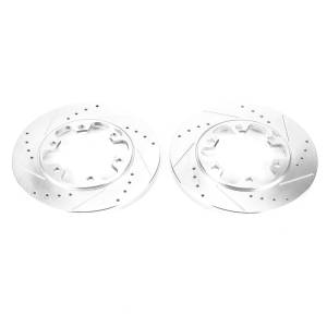 Power Stop - Power Stop EVOLUTION DRILLED/SLOTTED ZINC PLATED ROTORS (PAIR) - AR85178XPR - Image 2