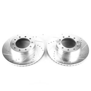 Power Stop - Power Stop EVOLUTION DRILLED/SLOTTED ZINC PLATED ROTORS (PAIR) - AR85189XPR - Image 2