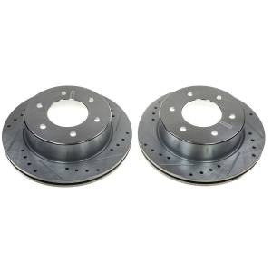 Power Stop - Power Stop EVOLUTION DRILLED/SLOTTED ZINC PLATED ROTORS (PAIR) - AR85199XPR - Image 2