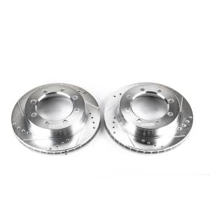 Power Stop - Power Stop EVOLUTION DRILLED/SLOTTED ZINC PLATED ROTORS (PAIR) - AR8553XPR - Image 2