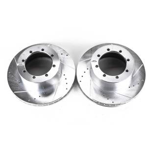Power Stop - Power Stop EVOLUTION DRILLED/SLOTTED ZINC PLATED ROTORS (PAIR) - AR8564XPR - Image 2