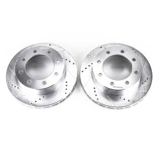 Power Stop - Power Stop EVOLUTION DRILLED/SLOTTED ZINC PLATED ROTORS (PAIR) - AR8567XPR - Image 2