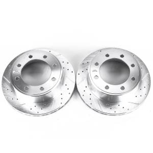 Power Stop - Power Stop EVOLUTION DRILLED/SLOTTED ZINC PLATED ROTORS (PAIR) - AR8578XPR - Image 2