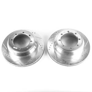 Power Stop - Power Stop EVOLUTION DRILLED/SLOTTED ZINC PLATED ROTORS (PAIR) - AR8579XPR - Image 2