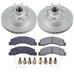 Power Stop - Power Stop Z17 GEOMET COATED ROTOR KIT: GENUINE GEOMET FULLY COATED ROTORS - CRK1392 - Image 2