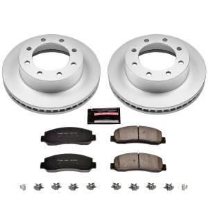 Power Stop - Power Stop Z17 GEOMET COATED ROTOR KIT: GENUINE GEOMET FULLY COATED ROTORS - CRK1781 - Image 2