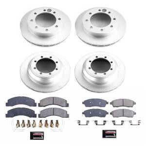 Power Stop - Power Stop Z17 GEOMET COATED ROTOR KIT: GENUINE GEOMET FULLY COATED ROTORS - CRK1886 - Image 2