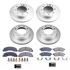 Power Stop - Power Stop Z17 GEOMET COATED ROTOR KIT: GENUINE GEOMET FULLY COATED ROTORS - CRK1887 - Image 2