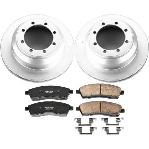 Power Stop - Power Stop Z17 GEOMET COATED ROTOR KIT: GENUINE GEOMET FULLY COATED ROTORS - CRK1889 - Image 2