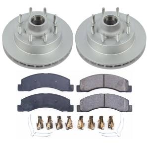 Power Stop - Power Stop Z17 GEOMET COATED ROTOR KIT: GENUINE GEOMET FULLY COATED ROTORS - CRK1893 - Image 2