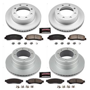 Power Stop - Power Stop Z17 GEOMET COATED ROTOR KIT: GENUINE GEOMET FULLY COATED ROTORS - CRK4033 - Image 2