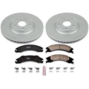 Power Stop - Power Stop Z17 GEOMET COATED ROTOR KIT: GENUINE GEOMET FULLY COATED ROTORS - CRK4719 - Image 2