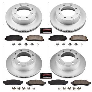 Power Stop - Power Stop Z17 GEOMET COATED ROTOR KIT: GENUINE GEOMET FULLY COATED ROTORS - CRK5573 - Image 2