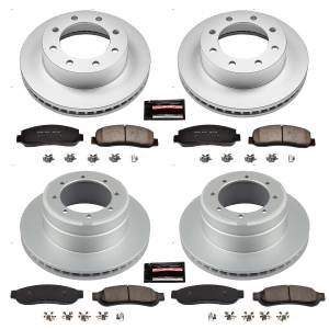 Power Stop - Power Stop Z17 GEOMET COATED ROTOR KIT: GENUINE GEOMET FULLY COATED ROTORS - CRK5574 - Image 2