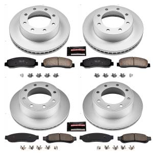 Power Stop - Power Stop Z17 GEOMET COATED ROTOR KIT: GENUINE GEOMET FULLY COATED ROTORS - CRK5575 - Image 2