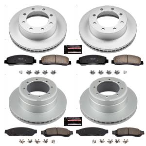 Power Stop - Power Stop Z17 GEOMET COATED ROTOR KIT: GENUINE GEOMET FULLY COATED ROTORS - CRK5576 - Image 2