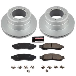 Power Stop - Power Stop Z17 GEOMET COATED ROTOR KIT: GENUINE GEOMET FULLY COATED ROTORS - CRK5579 - Image 2