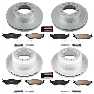 Power Stop - Power Stop Z17 GEOMET COATED ROTOR KIT: GENUINE GEOMET FULLY COATED ROTORS - CRK5965 - Image 2