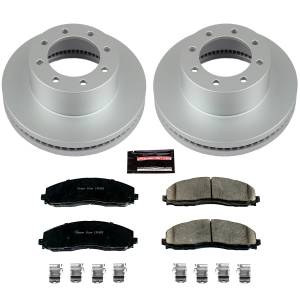 Power Stop - Power Stop Z17 GEOMET COATED ROTOR KIT: GENUINE GEOMET FULLY COATED ROTORS - CRK6403 - Image 2