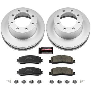 Power Stop - Power Stop Z17 GEOMET COATED ROTOR KIT: GENUINE GEOMET FULLY COATED ROTORS - CRK6545 - Image 2